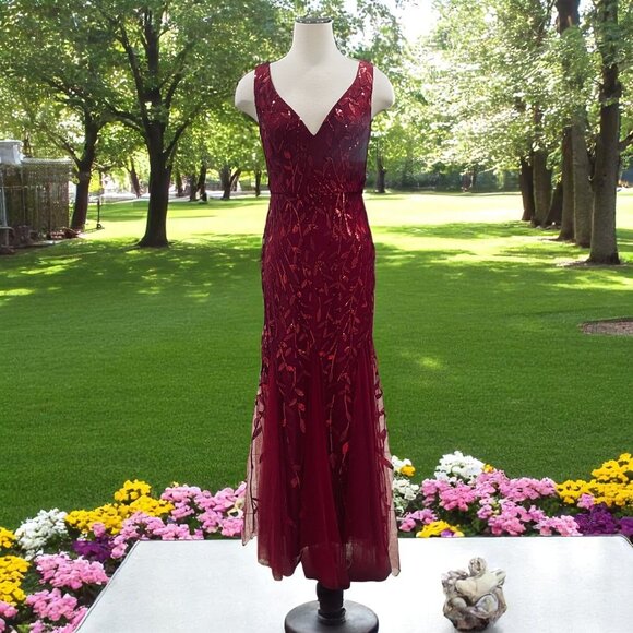 Ever-Pretty Dresses & Skirts - Ever Pretty Burgundy Prom Dress